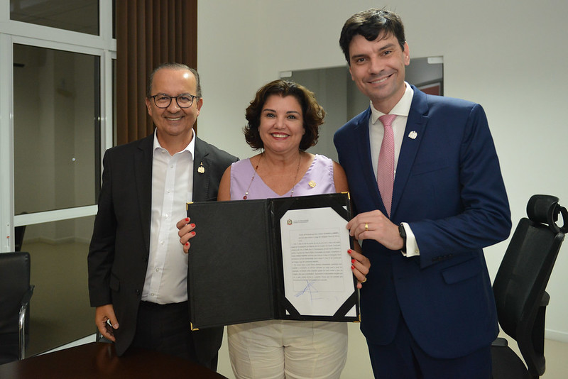 Governador, vice-governadora e delegado-geral.