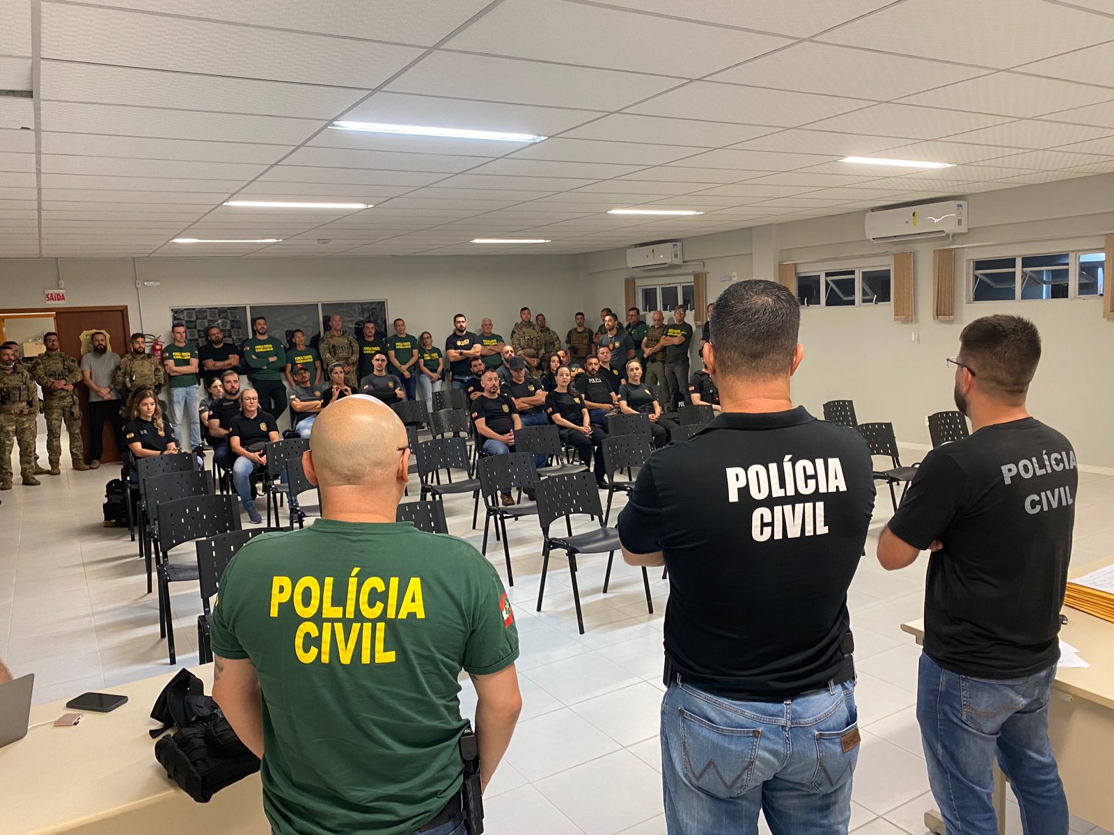 Briefing da operação